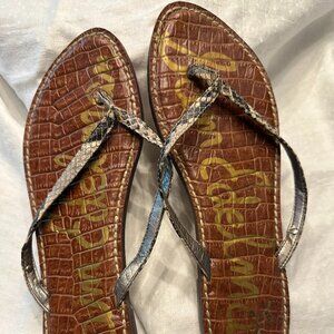 Snakeskin Sandals by Sam Edelman